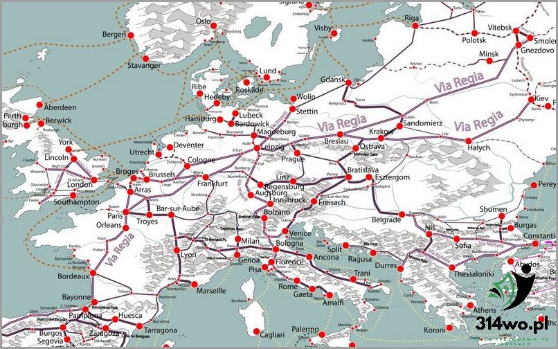 Mapa Szlaków Handlowych w Polsce - Zaskocz!